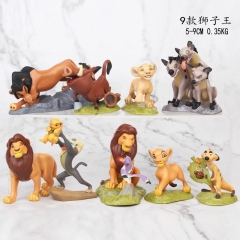 5-9CM The Lion King Movie Character PVC Anime Figure (9PCS/SET)