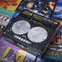 1000PCS/BOX The Earth's Moon Anime Jigsaw Puzzle
