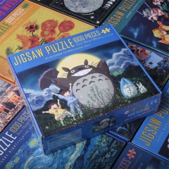 1000PCS/BOX My Neighbor Totoro For Kids Anime Jigsaw Puzzle