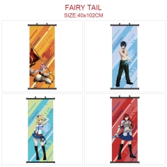 40*102CM 5 Styles Fairy Tail Cartoon Wallscrolls Waterproof Anime Wall Scroll