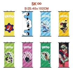 40*102CM 9 Styles SK∞/SK8 the Infinity Cartoon Wallscrolls Waterproof Anime Wall Scroll