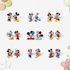 11 Styles Mickey Mouse and Donald Duck Shrinky Dinks Earrings Anime Plastic Earrings