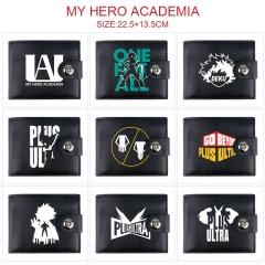 16 Styles My Hero Academia/Boku no Hero Academia Cartoon Pattern PU Coin Purse Anime Short Wallet