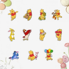 11 Styles Winnie the Pooh Badge Anime Brooch