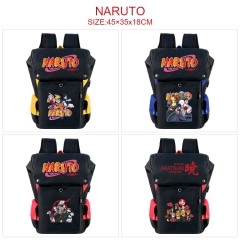 4 Styles Naruto USB Charging Laptop Canvas School Bag for Student Anime Backpack