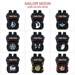 10 Styles Pretty Soldier Sailor Moon USB Charging Laptop Canvas School Bag for Student Anime Backpack