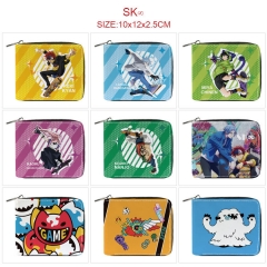 10 Styles SK∞/SK8 the Infinity Cartoon Pattern PU Coin Purse Anime Short Zipper Wallet