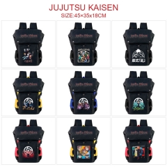 9 Styles Jujutsu Kaisen USB Charging Laptop Canvas School Bag for Student Anime Backpack