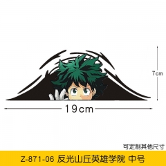 My Hero Academia/Boku no Hero Academia Decorative Waterproof PVC Anime Car Sticker