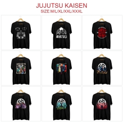 10 Styles Jujutsu Kaisen Color Printing Anime T Shirt