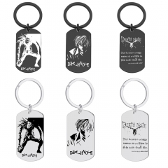 6 Styles Death Note Cosplay Alloy Anime Keychain
