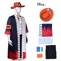 One Piece Cos Ace Character Anime Costume Set