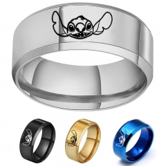 4 Styles Lilo & Stitch Cosplay Alloy Anime Ring