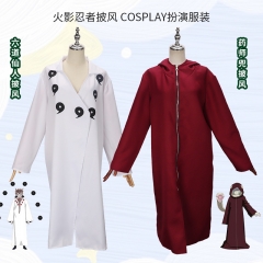 2 Styles Naruto Cos Yakushi Kabuto/Otsutsuki Kaguya Cloak Anime Costume Set