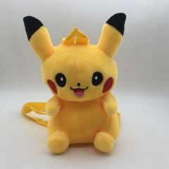 25CM Pokemon Pikachu Anime Plush Toy Doll Bag