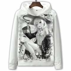 14 Styles Wandering Witch: The Journey of Elaina Cartoon Anime Hooded Hoodie