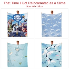 6 Styles 100x135CM That Time I Got Reincarnated as a Slime Quilt Double Printed Anime Summer Blanket