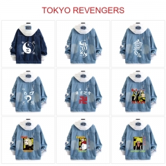 13 Styles Tokyo Revengers Cartoon Pattern Anime Denim Jacket Costume