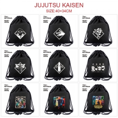 17 Styles Jujutsu Kaisen 3D Digital Print Anime Drawstring Bag