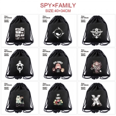 16 Styles Spy x Family 3D Digital Print Anime Drawstring Bag