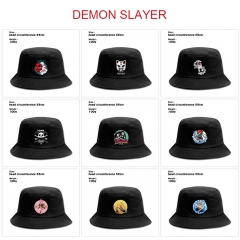12 Styles Demon Slayer: Kimetsu no Yaiba Fisherman Sun Hat Cap Anime Bucket Hat
