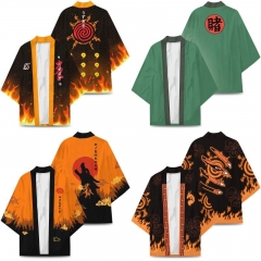 11 Styles Naruto Cosplay 3D Printing Haori Anime Kimono