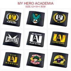 10 Styles My Hero Academia/Boku no Hero Academia Cosplay Cartoon PU Anime Wallet Purse
