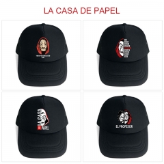 5 Styles La Casa de Papel/Money Heist Baseball Cap Anime Sports Hat