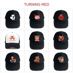9 Styles Turning Red Baseball Cap Anime Sports Hat