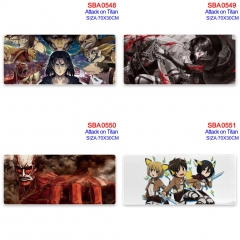 15 Styles ( 30*70*0.3CM) Attack on Titan/Shingeki No Kyojin Anime Mouse Pad