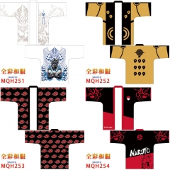 13 Styles Naruto Cartoon Color Printing Anime Kimono Shirts