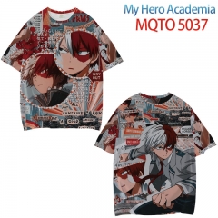 3 Styles My Hero Academia/Boku no Hero Academia Cartoon Color Printing Anime Short Sleeve T Shirt