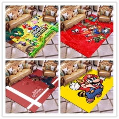 44 Styles 80*120CM Super Mario Bro Cartoon Color Printing Anime Carpets