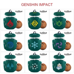 9 Styles Genshin Impact Canvas Anime Backpack Bag