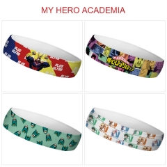 4 Styles My Hero Academia/Boku no Hero Academia Cartoon Color Printing Sweatband Anime Headband