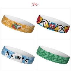 5 Styles SK∞/SK8 the Infinity Cartoon Color Printing Sweatband Anime Headband