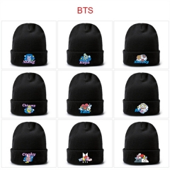 10 Styles BT21 K-POP BTS Bulletproof Boy Scouts Cosplay Cartoon Thick For Winter Hat Warm Decoration Anime Hat