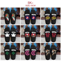 14 Styles SK∞/SK8 the Infinity Cartoon Painting Cosplay Costume Anime Socks