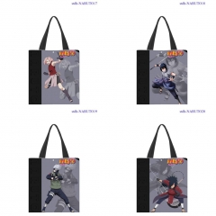 5 Styles 33*38cm Naruto Cartoon Pattern Canvas Anime Bag