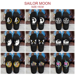10 Styles Pretty Soldier Sailor Moon Cartoon Painting Cosplay Costume Anime Socks