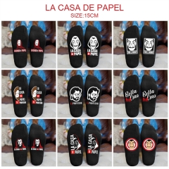 10 Styles La Casa de Papel/Money Heist Cartoon Painting Cosplay Costume Anime Socks