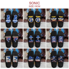 10 Styles Sonic the Hedgehog Cartoon Painting Cosplay Costume Anime Socks
