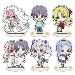 6 Styles Fly Me to the Moon Acrylic Anime Standing Plates