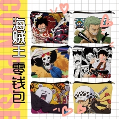 23 Styles One Piece Canvas Purse Anime Coin Wallet