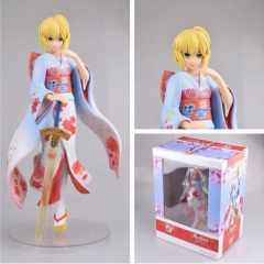 Aniplex Fate Stay Night Saber Cartoon Character Collectible Anime PVC Figures