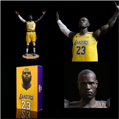 12 Inches LeBron James NBA Star Basketball Player PVC Model Anime Action Figure