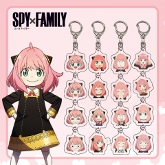 4 Styles Spy×Family Acrylic Anya Forger Anime Keychain