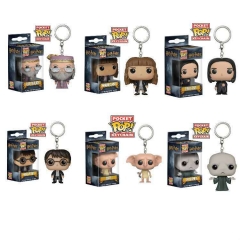 4CM Funko POP Harry Potter Hermione Granger/Dobby/Lord Voldemort/Severus Snape Anime PVC Figure Keychain