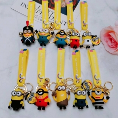11 Styles Despicable Me Soft Glue Anime Figure Keychain