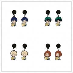 8 Styles My Hero Academia Shrinky Dinks Earrings Anime Plastic Earrings